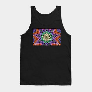 Star Weave-Available As Art Prints-Mugs,Cases,Duvets,T Shirts,Stickers,etc Tank Top